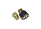 Mi-T-M AW-0017-0035 Screw Connect, 3/8 in Connection, FNPT x M22, Brass