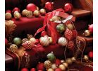 Decoris Shatterproof Bauble Christmas Ornament Light Gold