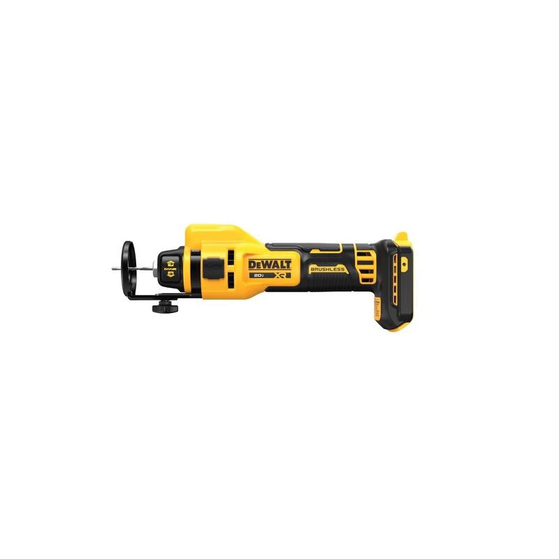 DeWALT DCE555D2 Drywall Cut-Out Tool Kit, Battery Included, 20 V, Keyless Chuck, 26,000 rpm Speed