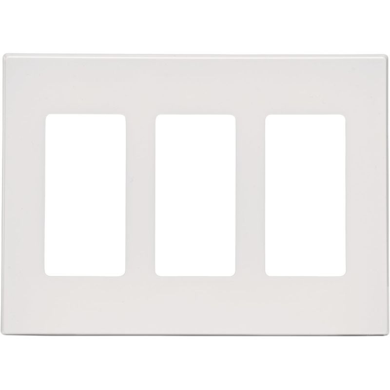 Leviton Decora Plus Screwless Decorator Wall Plate White
