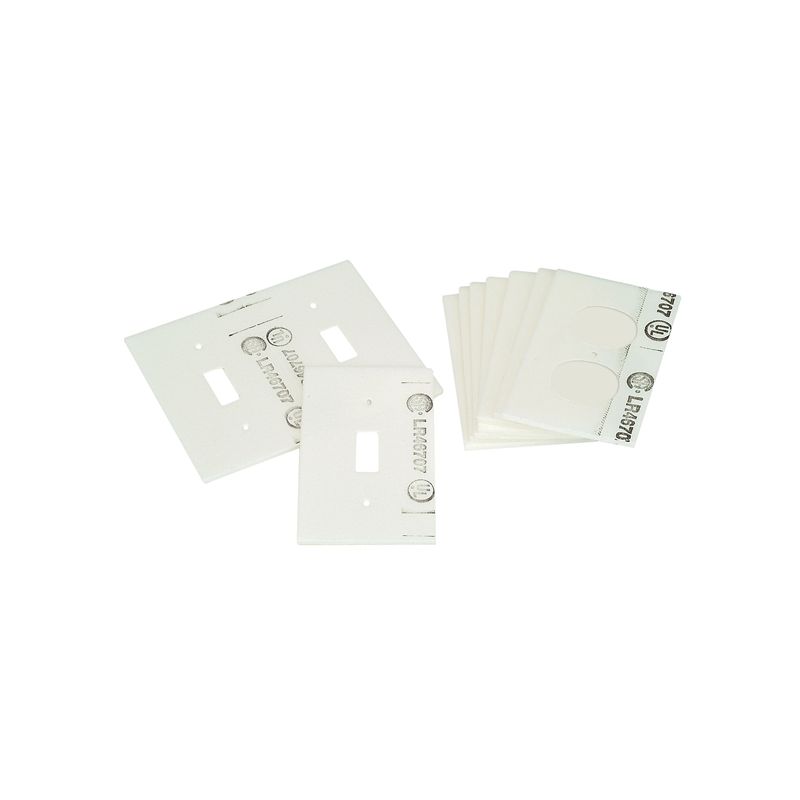 Climaloc CF12105 Electrical Outlet Insulator Kit, White White