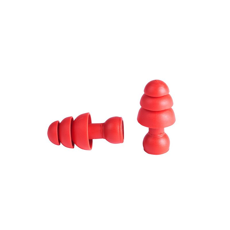 Milwaukee 48-73-3205 Replacement Ear Plugs, 26 dB NRR, Flanged, One-Size Ear Plug, Foam Ear Plug, Red Ear Plug