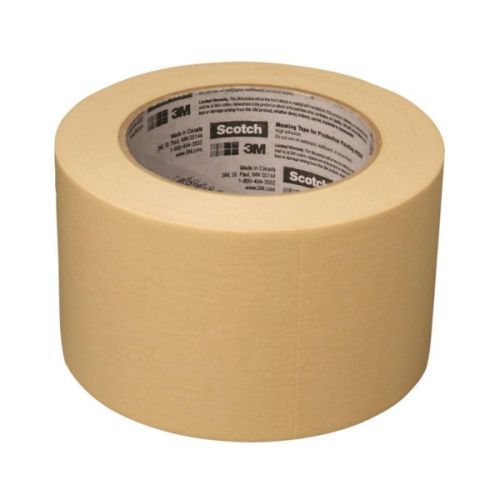 Buy Scotch 2020-3A-BK Masking Tape, 60 yd L, 3 in W, Crepe Paper