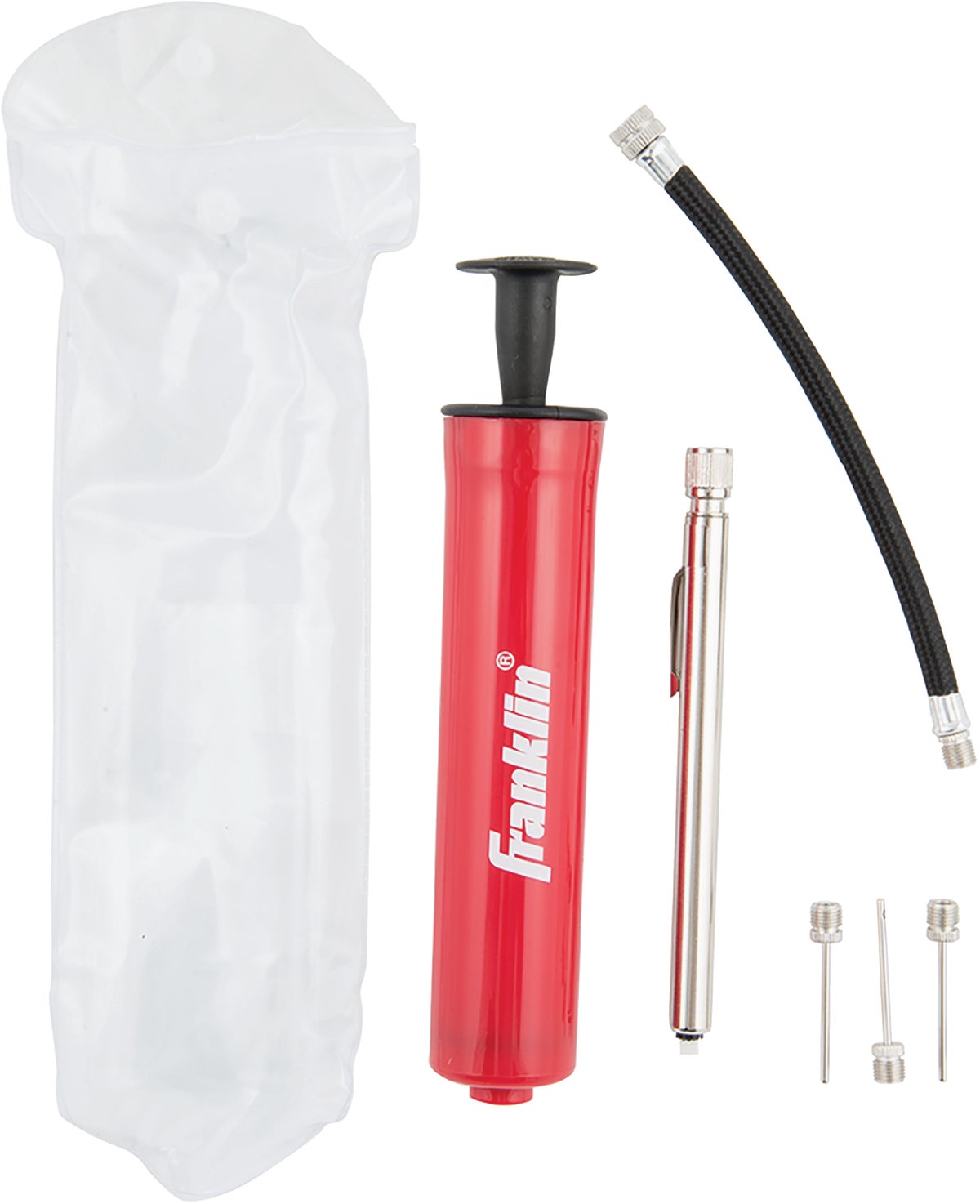 Hand Air Pump with Stowable Needle