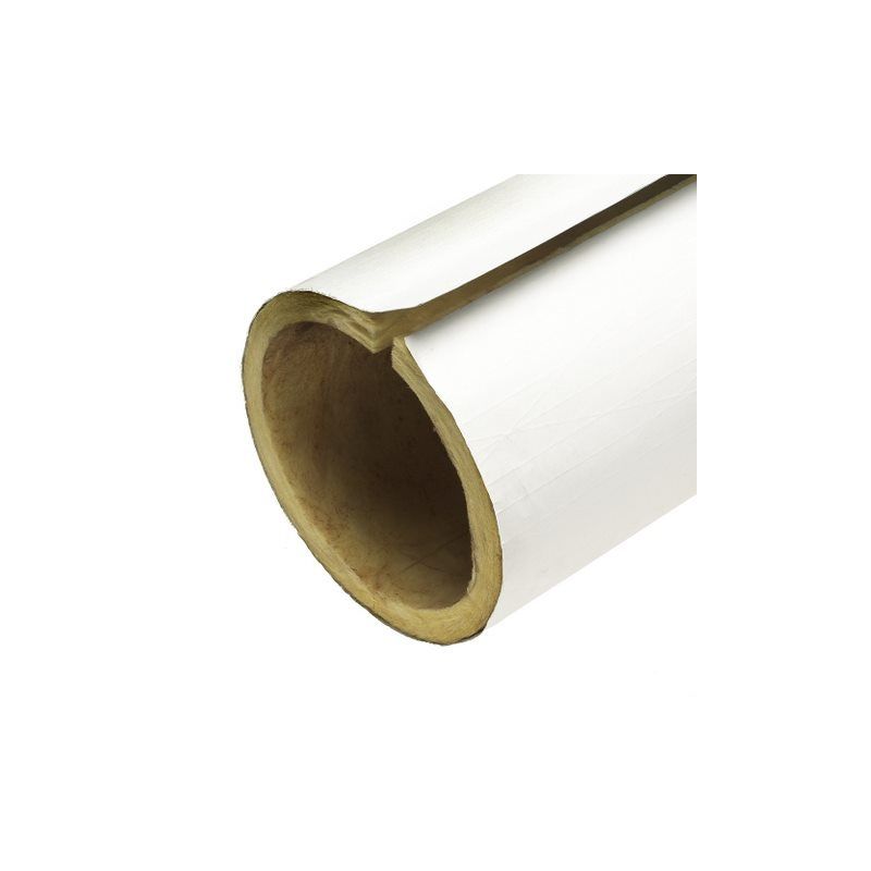 Frost King F10X Tubular Pipe Cover, 3 ft L, Fiberglass, White, 1/2 in Pipe White