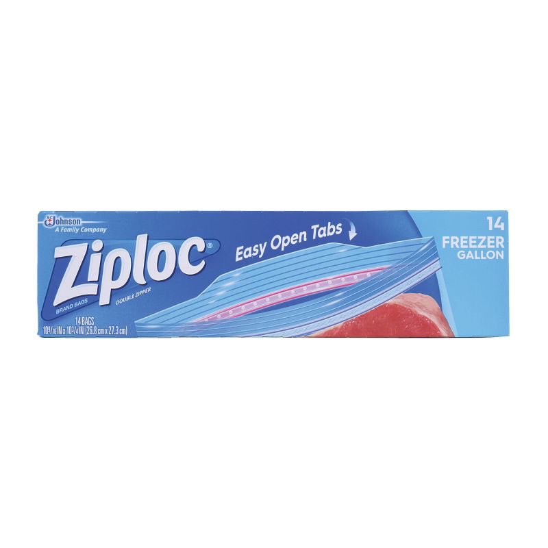 Buy Ziploc 00330 Storage Bag, 1 qt Capacity, Plastic 1 Qt