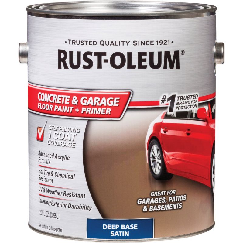 Buy RustOleum Concrete & Garage Floor Paint & Primer 1 Gal., Deep Base