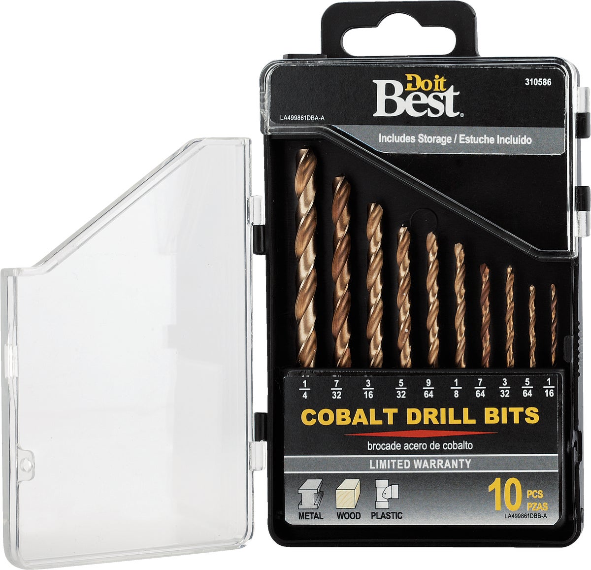mouw je bent boog Buy Do it Best 10-Piece Cobalt Drill Bit Set 1/16 In. Thru 1/4 In.