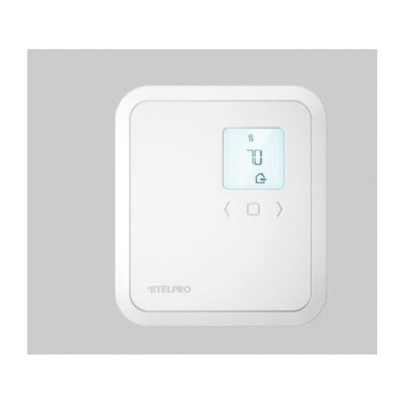 Stelpro ST302P Programmable Electronic Thermostat, 120/208/240 V, 3000 W, Thermistor Sensor, White White