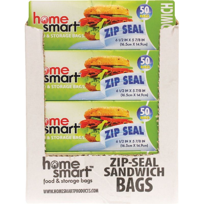 24/7 Bags - Double Zipper 2 Gallon Storage Bags, 50 Count (2 Packs of 25) 