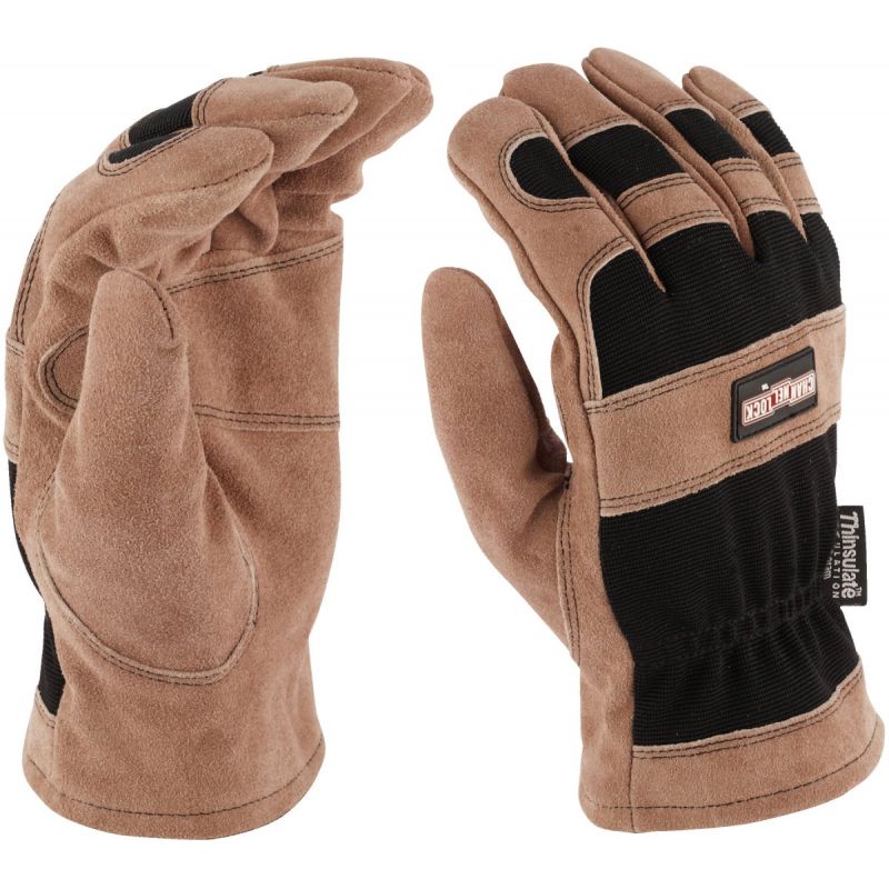 Channellock Winter Work Glove XL, Black &amp; Brown