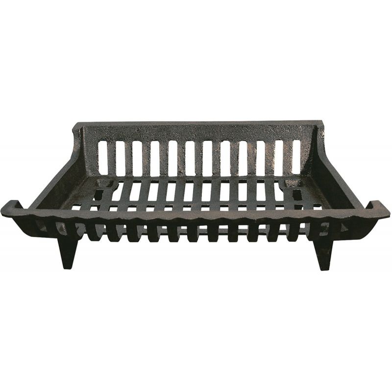 Home Impressions Zero Clearance Cast-Iron Fireplace Grate Black