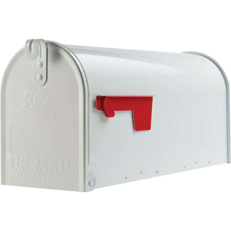 Gibraltar Elite Series Post Mount Mailbox Medium, White