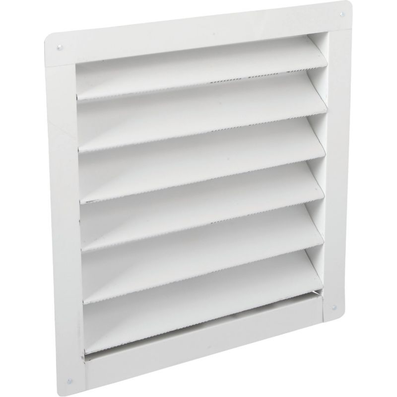 Air Vent Aluminum Wall End Louver White (Pack of 6)