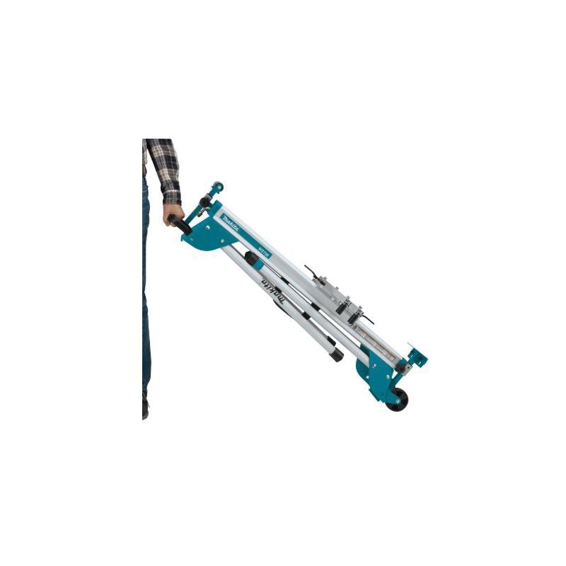 Makita WST06 FG Miter Saw Stand, 500 lb, 29-1/2 in W Stand, 45-1/2 in D Stand, 33-1/2 in H Stand, Aluminum, Teal Teal