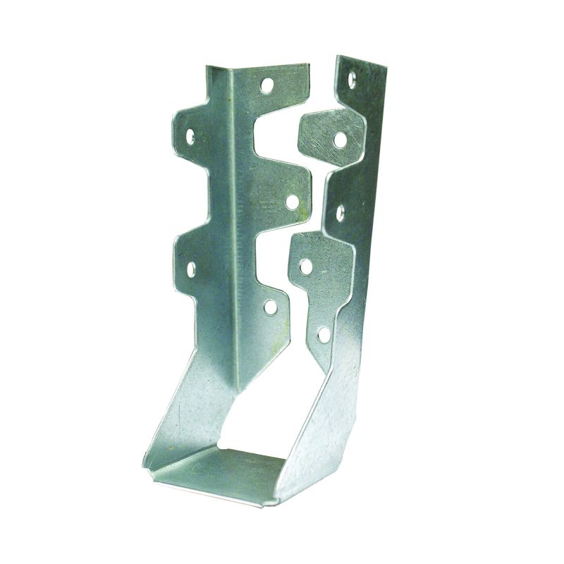 MiTek JL28IF-TZ Joist Hanger, 6-1/8 in H, 1-1/2 in D, 1-9/16 in W, 2 in x 8 to 10 in, Steel, Zinc, Face Mounting 2 In X 8 To 10 In