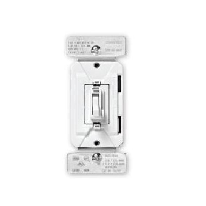Eaton Wiring Devices AL TUL06P-C2-KB-L Toggle Dimmer, 120 V, 300 W, CFL, LED Lamp, 3-Way, White/Light Almond/Ivory White/Light Almond/Ivory