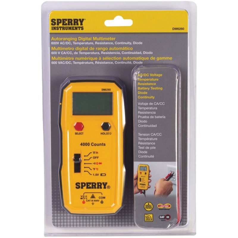 Sperry 7-Function Digital Multimeter