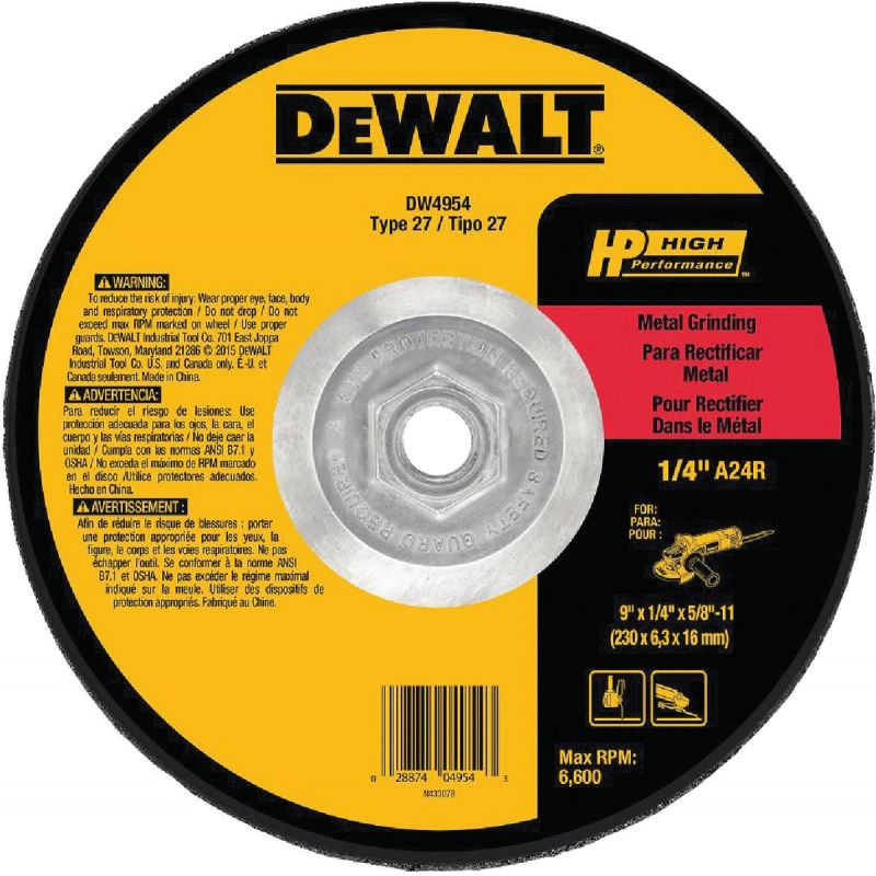DeWalt HP Type 27 Cut-Off Wheel