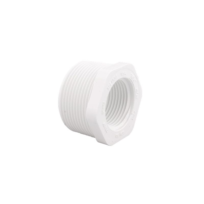 IPEX 435700 Bushing, 3/4 x 1/2 in, MPT x FPT, PVC, SCH 40 Schedule