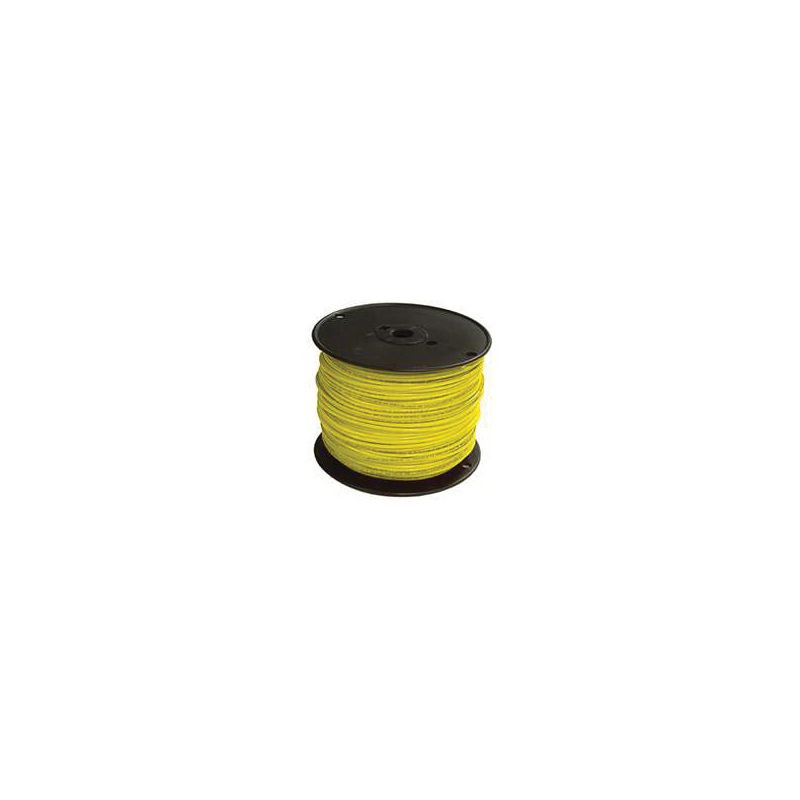 Southwire 14YEL-SOLX500 Building Wire, 14 AWG Wire, 500 ft L, Copper Conductor, PVC, Thermoplastic Insulation