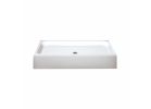 Maax Finesse Series 105624-000-002 Shower Base, 48 in L, 32 in W, 7 in H, Fiberglass, White, Alcove Installation White