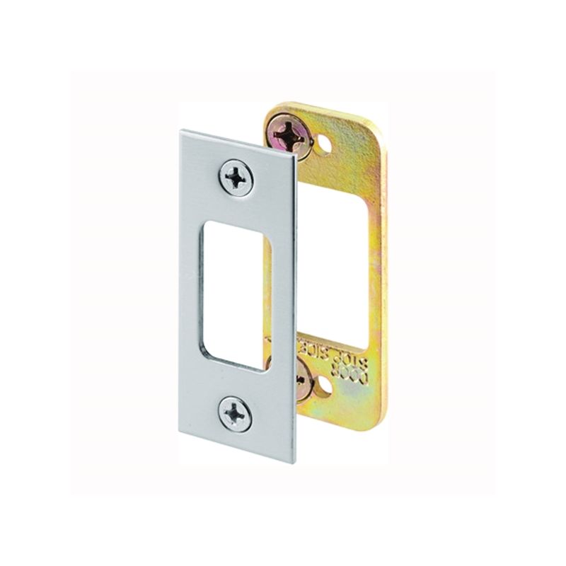 Defender Security E 2483 Lock Plug, 2-3/4 in L, 1-1/8 in W, Steel, Satin Nickel
