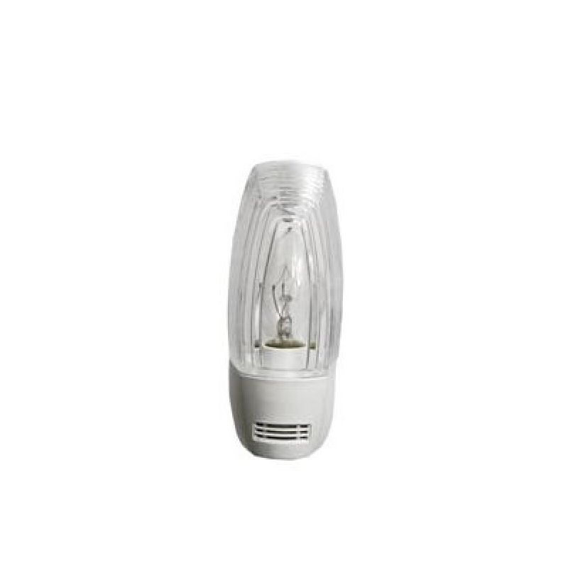 Atron NL100/2 Photoelectric Night Light, 4 W, 2-Lamp, Incandescent Lamp, White White