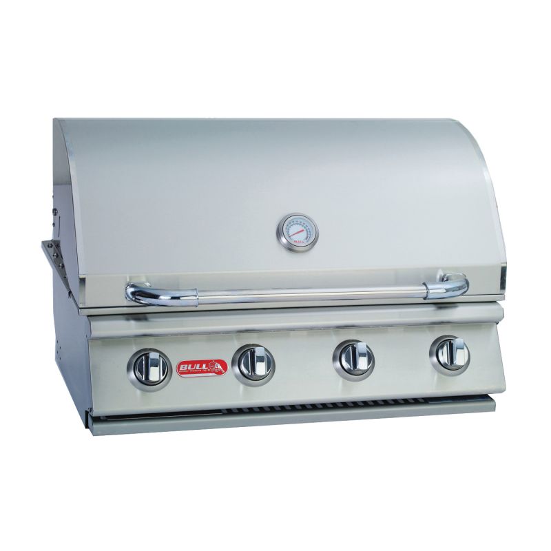 BULL OUTLAW 26039 Gas Grill Head, 60000 Btu BTU, Natural Gas, 4 -Burner, 210 sq-in Secondary Cooking Surface