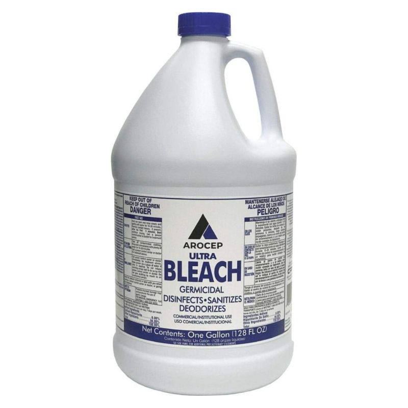 Majestic AR110001 Germicidal Ultra Bleach, 1 gal Bottle, Liquid, Pungent, Clear to Yellow Clear To Yellow
