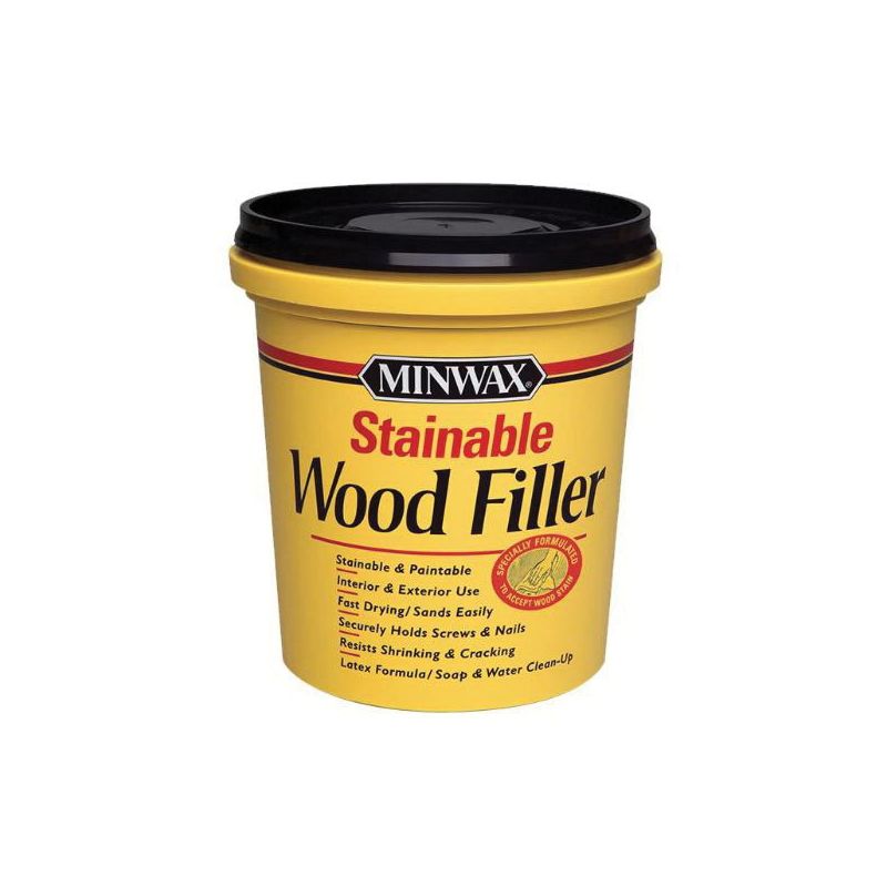 Minwax 428550000 Wood Filler, Solid, Natural, 64 oz Natural