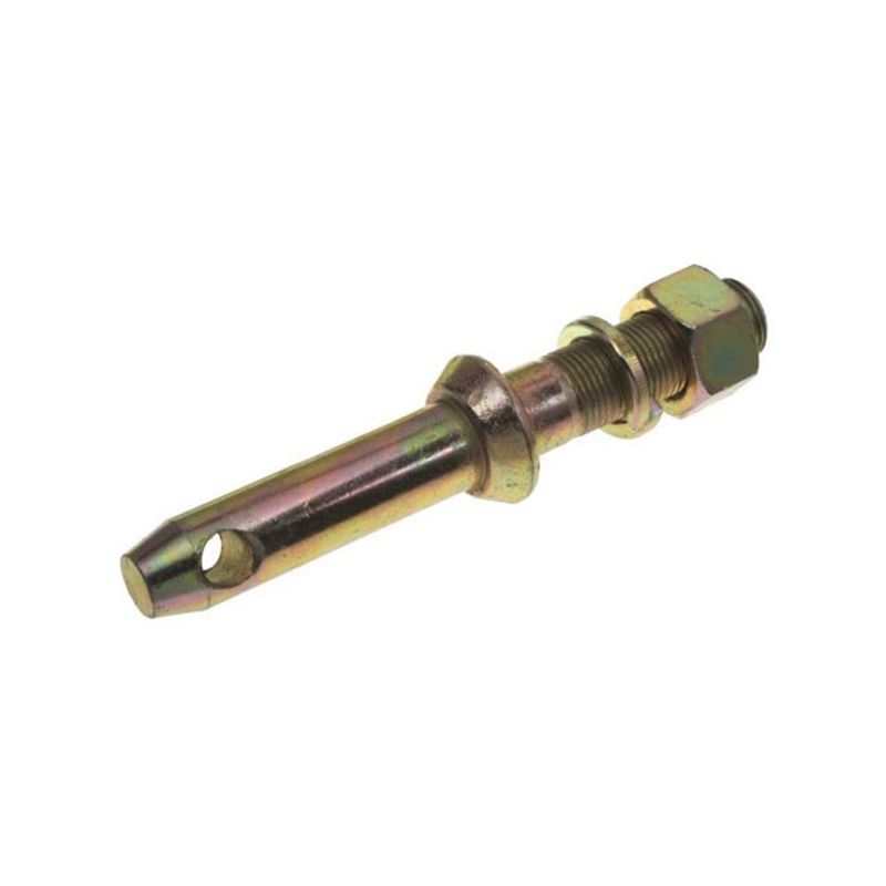 SpeeCo S07024000 Draw Pin, 1-1/8 in Dia Pin, 5-1/4 in OAL, Carbon Steel, Yellow Zinc Dichromate