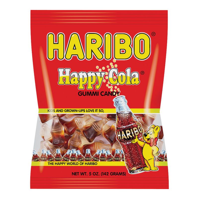 Haribo HHCB12 Jelly Candy, Cola Flavor, 5 oz Bag (Pack of 12)