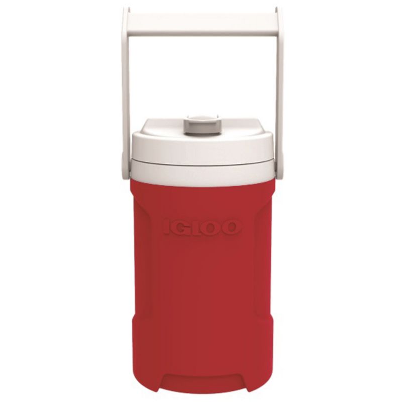 IGLOO Latitude 31285 Beverage Bottle, 0.5 gal Capacity, 10 in L, 6 in W, 6 in H, Red 0.5 Gal, Red