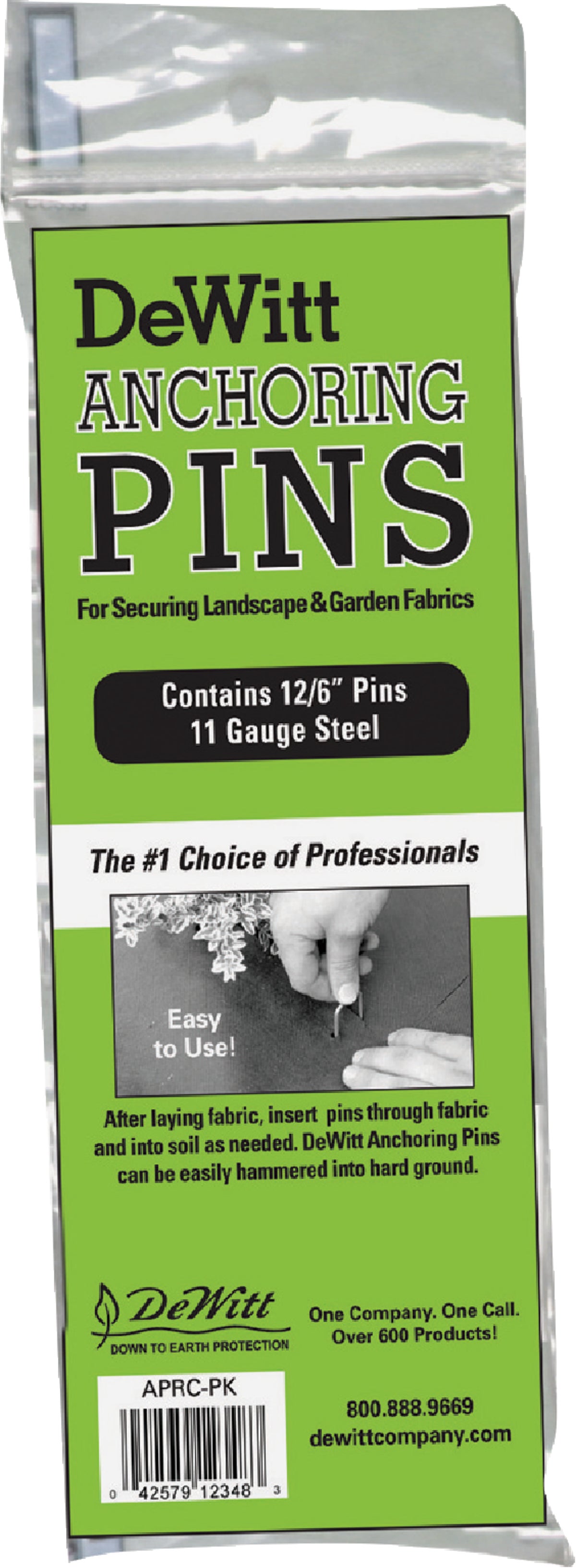 Master Gardner Steel 4.5 In. Landscape Fabric Pins (75-Pack