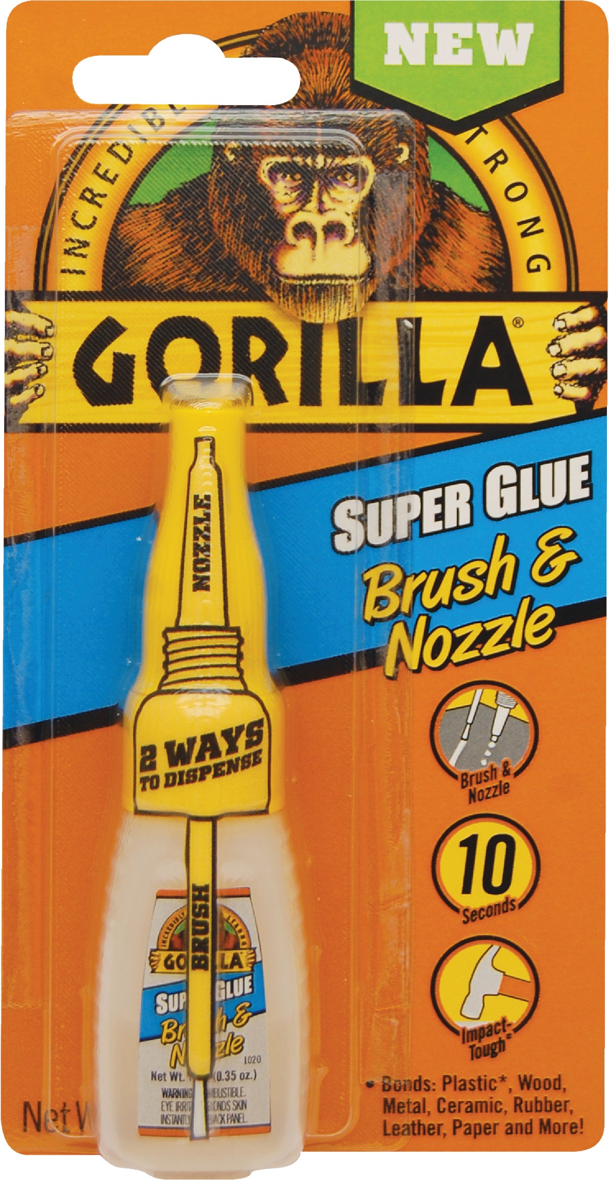 Gorilla Super Glue Brush & Nozzle