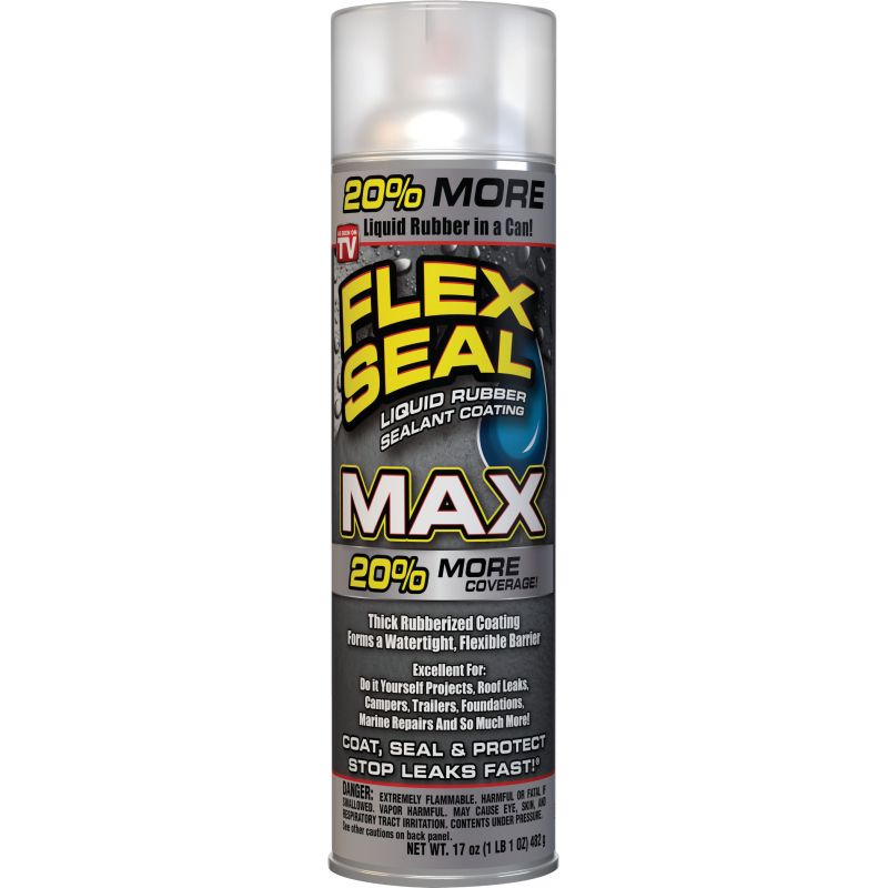 Flex Seal Spray Rubber Sealant Clear, 17 Oz.