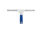 Unger 989830 Window Glass and Surface Squeegee, 12 in Blade, Straight Blade, Rubber Blade