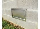 Smart Vent Flood Protection Foundation Vent 8 In. X 16 In., Gray