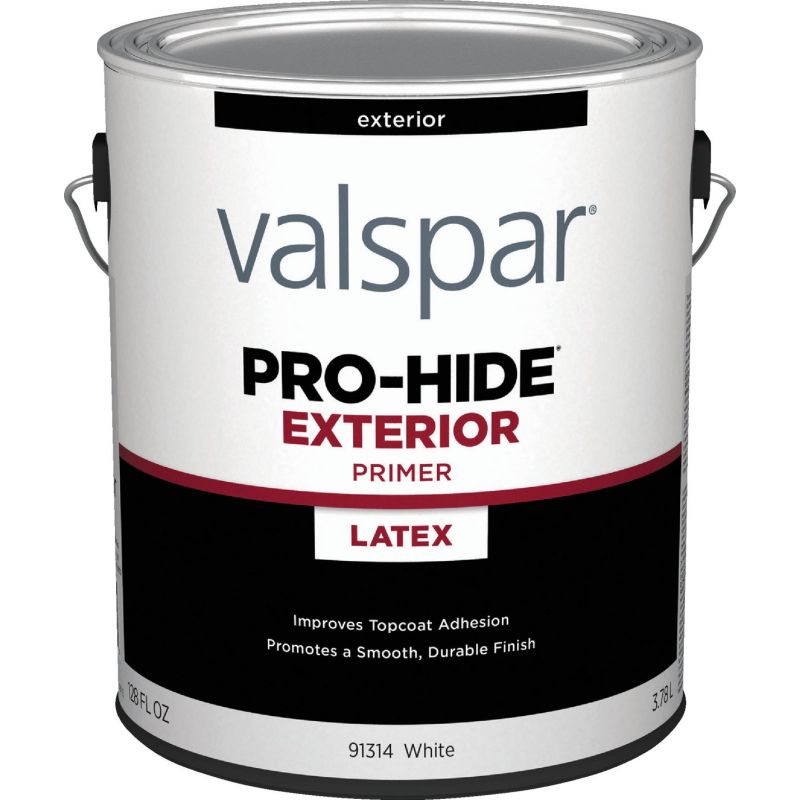 Valspar Pro-Hide Latex Exterior Primer White, 1 Gal.