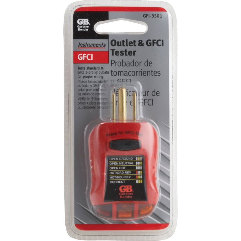 Gardner Bender Outlet and GFI Tester