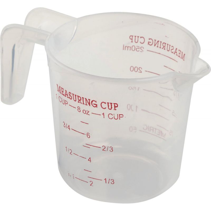 Smart Savers Measuring Cup 1 Cup, White (Pack of 12)