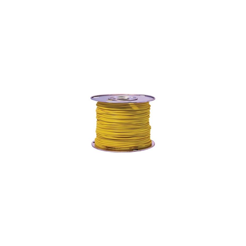CCI 55668323 Primary Wire, 16 AWG Wire, 1-Conductor, 60 VDC, Copper Conductor, Yellow Sheath, 100 ft L