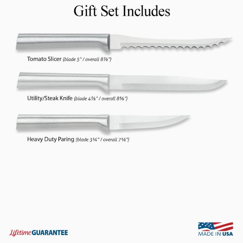 Rada Cutlery 3-Piece Cooking Essentials Knife Set
