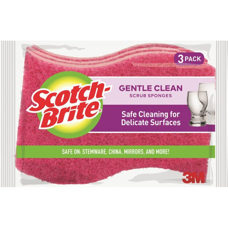 Scotch-Brite Delicate Care Scrub Sponge Pink