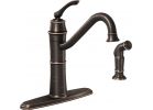 Moen Wetherly Single Handle Kitchen Faucet With Side Sprayer