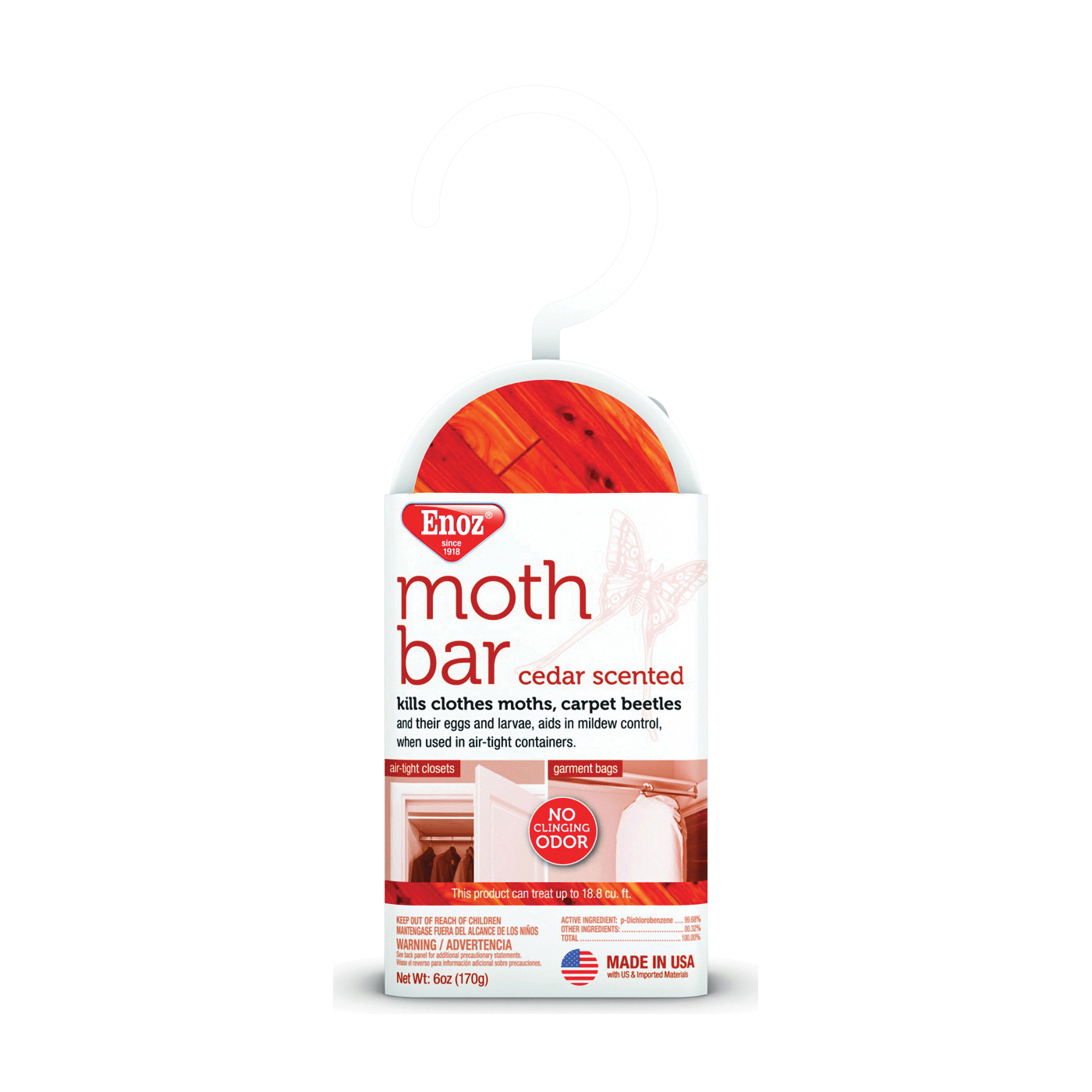 Enoz Moth Cake 6 oz - Ace Hardware