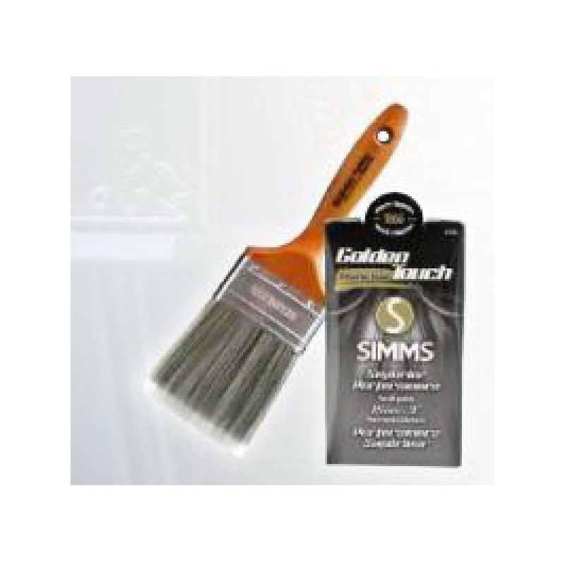 Simms 1750-50 Wall Brush, 2 in W, 2-3/4 in L Bristle, Nylon/Polyester Bristle