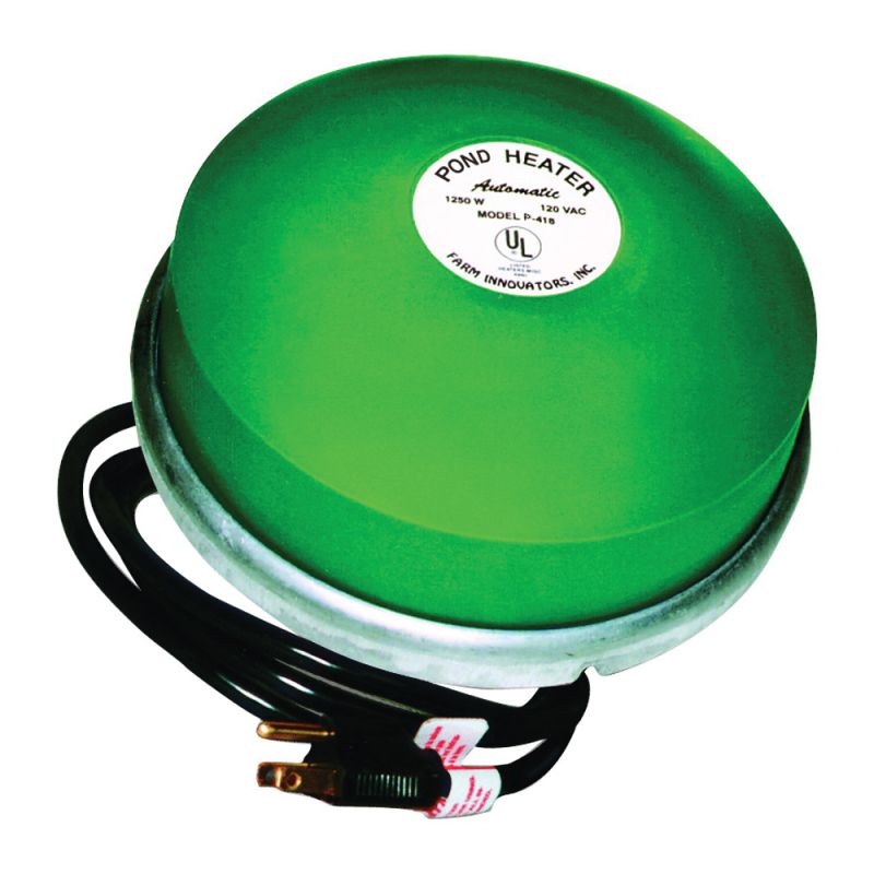 Ice Chaser P-418 Pond De-Icer, 50 to 60 gal Tank, 10 ft L Cord, 1250 W 50 To 60 Gal