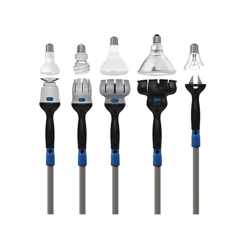 Unger Professional 977001 Light Bulb Changer, 11 ft L Extension